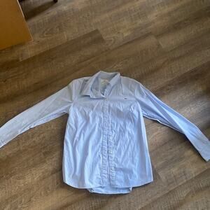 Vinyard Vines Size 8 Classic Blue and White Stripe Oxford Shirt